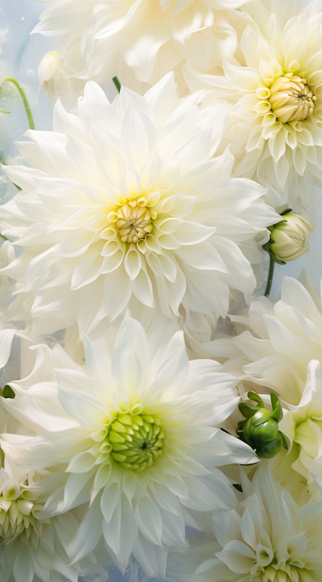 Serene Dahlia Elegance