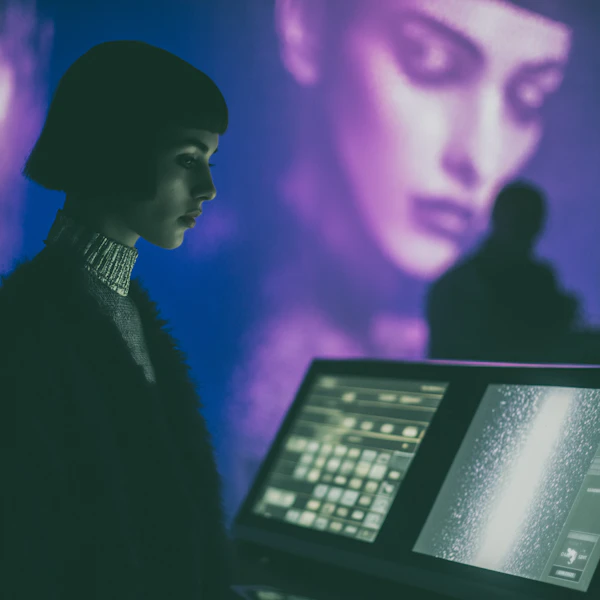 Futuristic Profile Scene