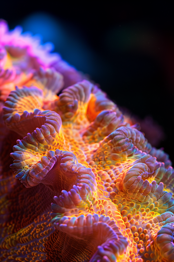 Vibrant Coral Close-up