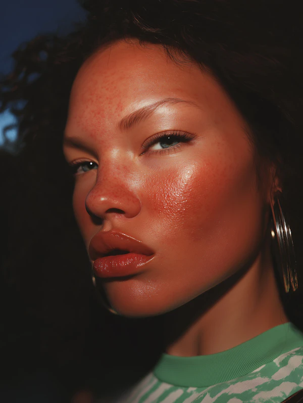 Freckled Portrait