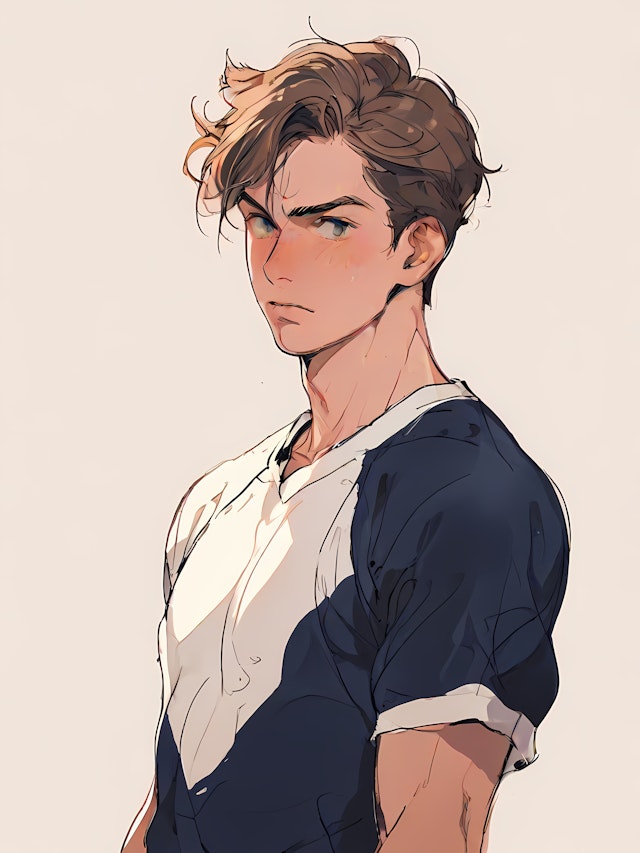 Stylized Young Man