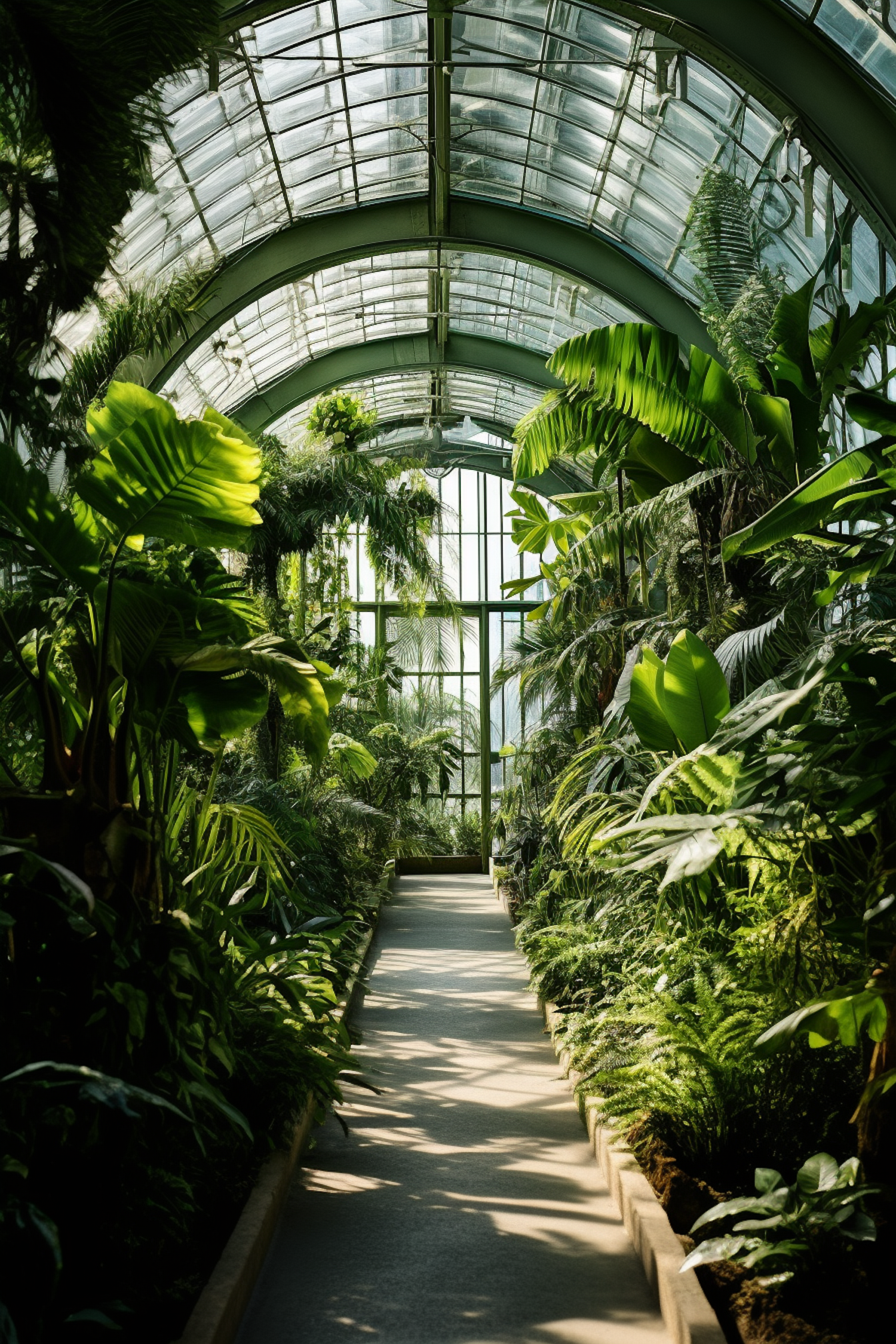 Tranquil Glasshouse Oasis