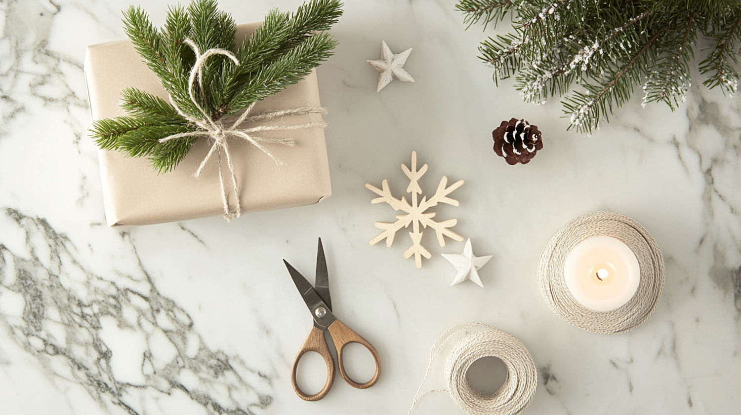 Rustic Holiday Gift Wrapping