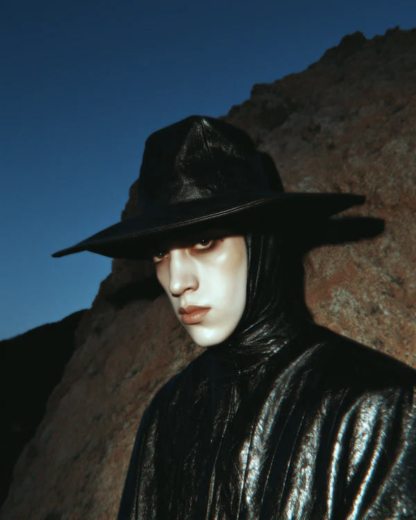 Mysterious Figure Outdoors