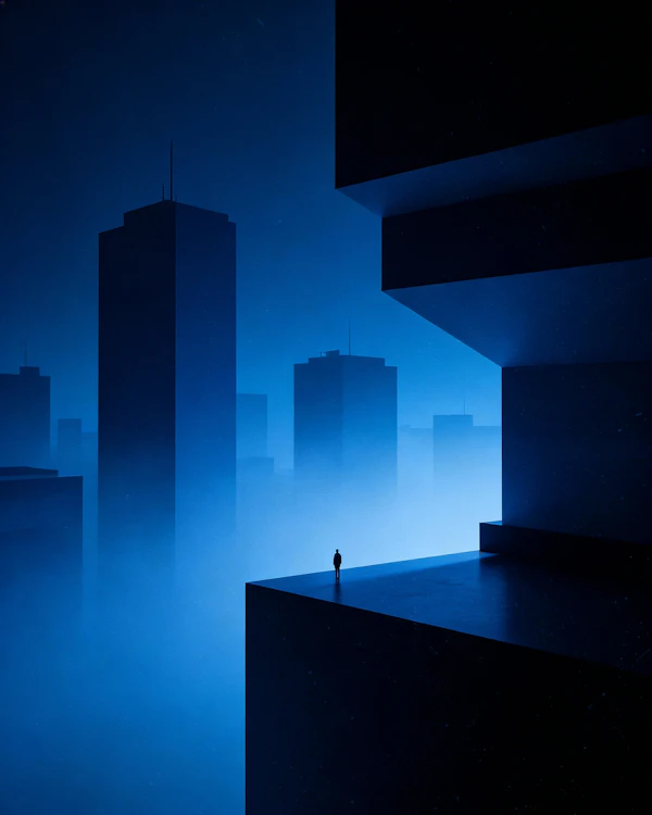 Solitary Urban Scene