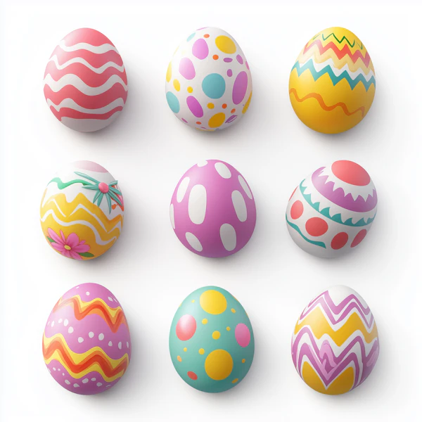 Colorful Easter Eggs
