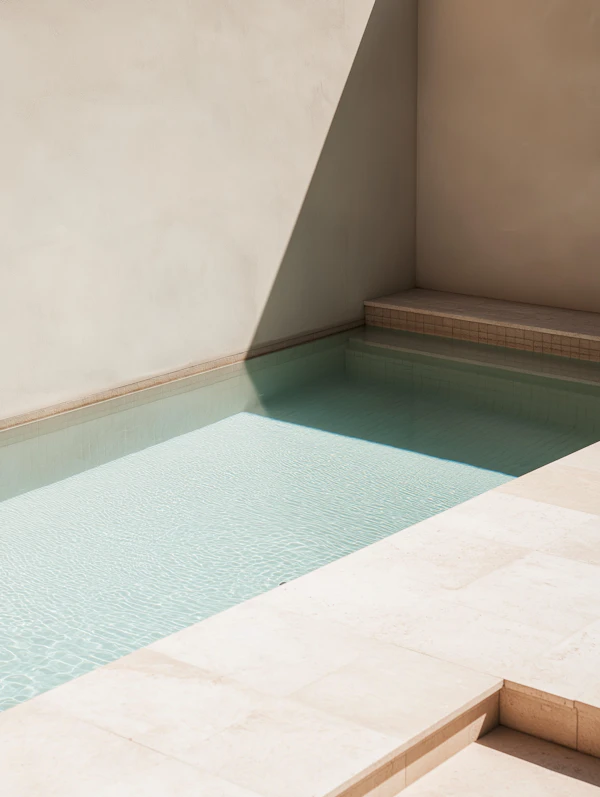 Minimalist Pool Scene