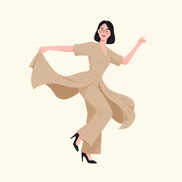 Stylized Woman Pose