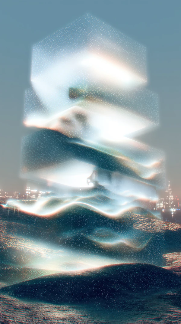 Futuristic Abstract Scene