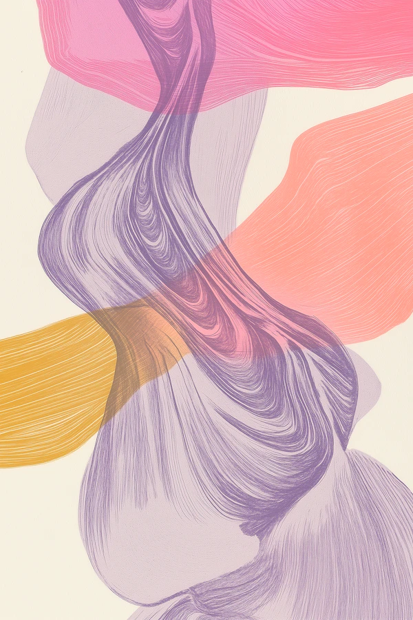 Abstract Flowing Composition