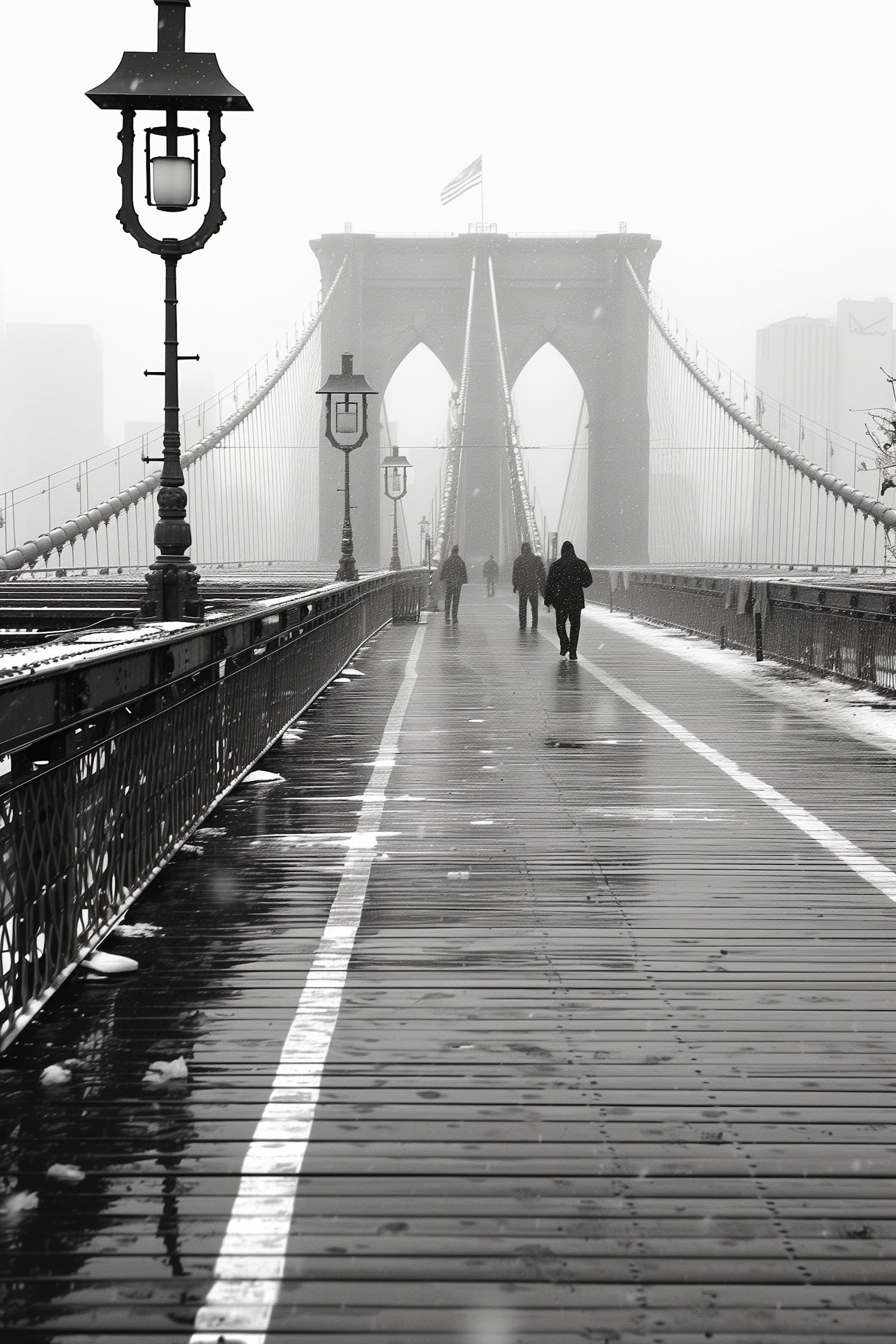 Foggy Bridge Walk