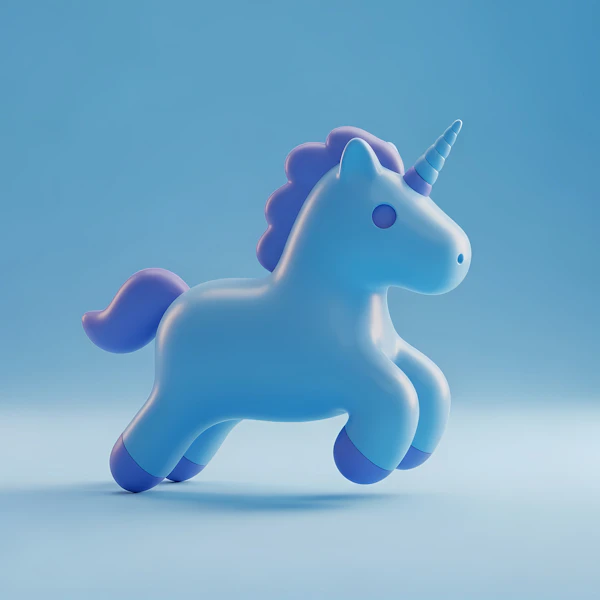 Stylized Unicorn Illustration