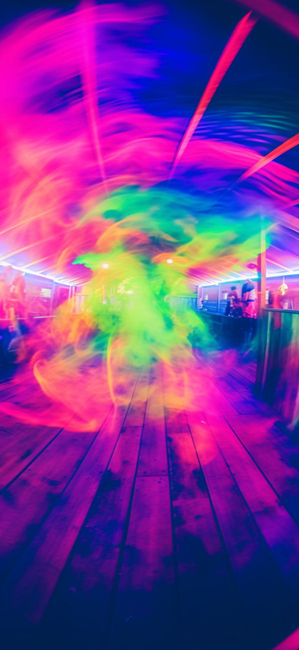 Neon Vortex Dance