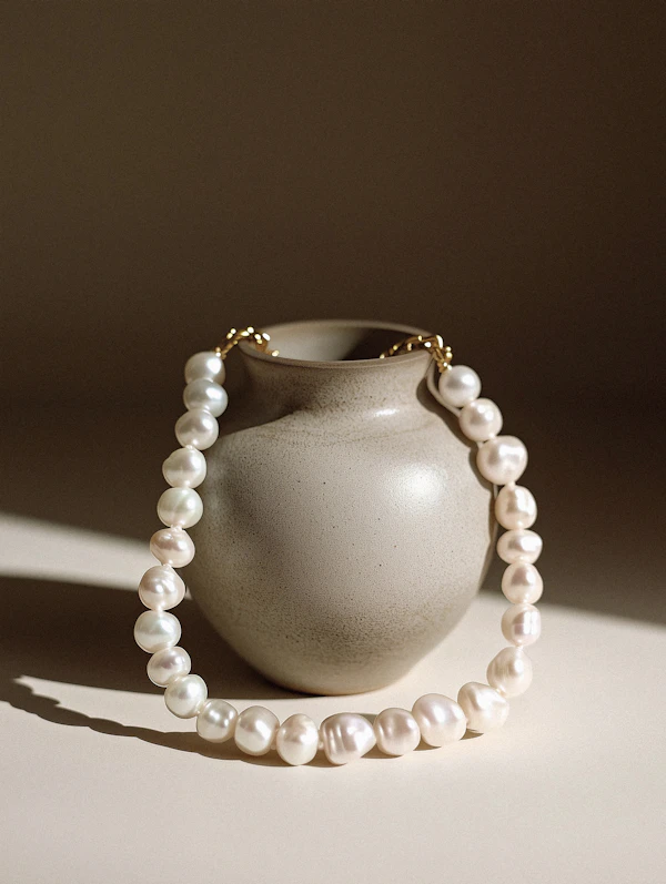Pearls and Vase