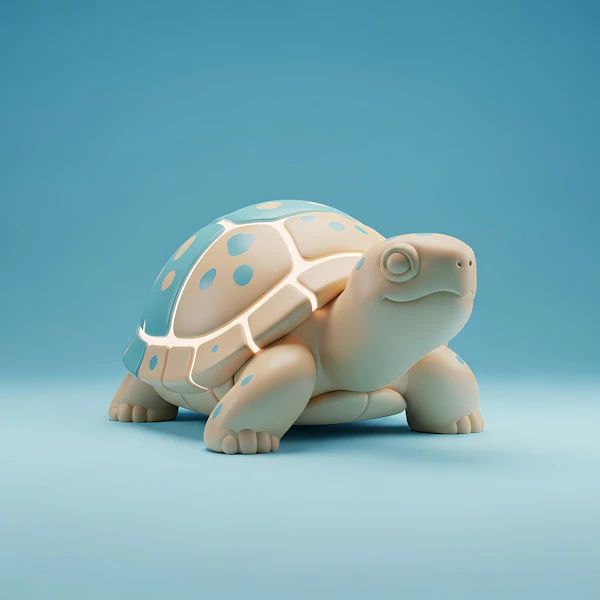 Stylized 3D Turtle