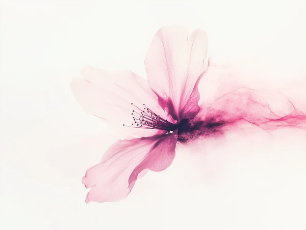 Ethereal Pink Flower