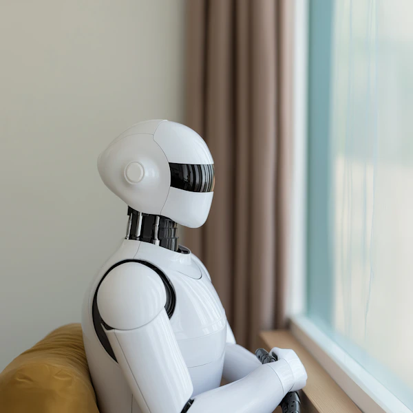 Humanoid Robot in Contemplation