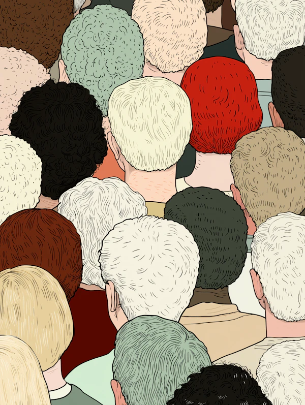 Diverse Hair Illustration
