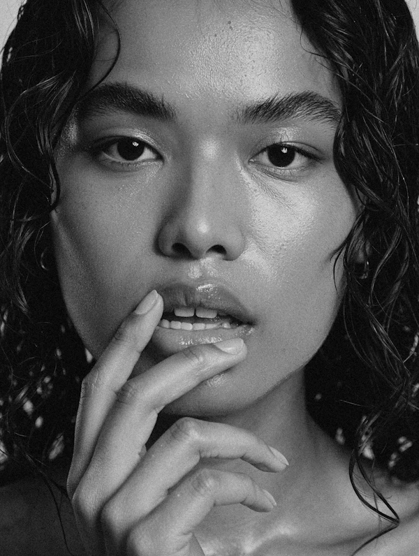 Black-and-White Portrait