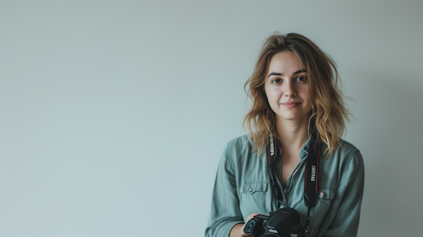 Casual Photographer with a Content Smile