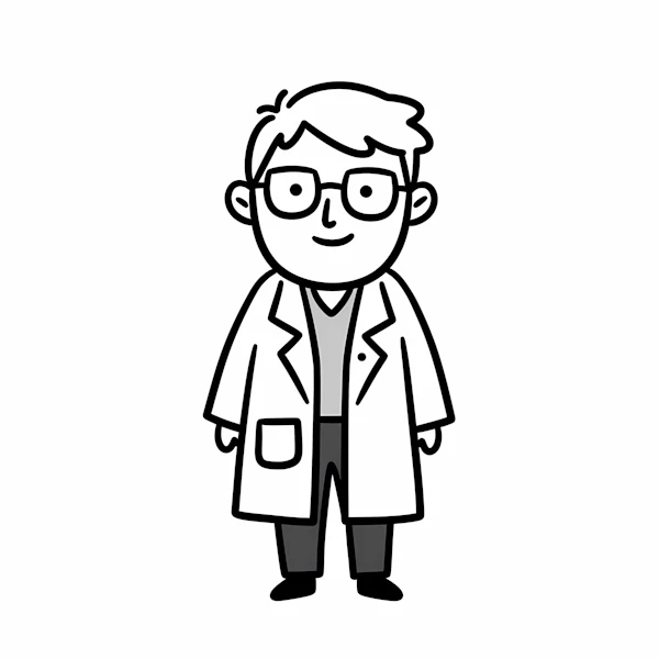 Cartoon Scientist
