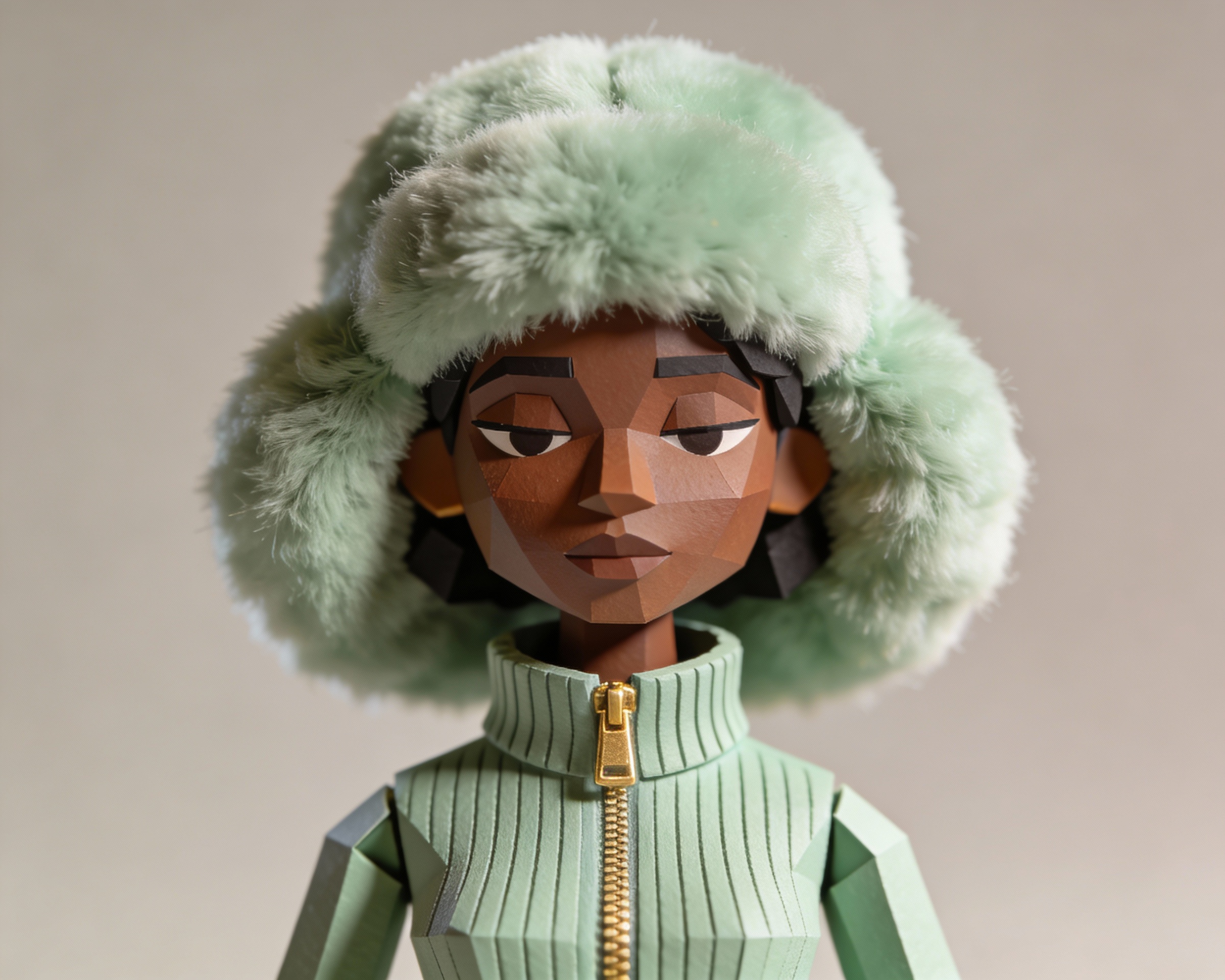 Polygonal Character Design 3D Image on Lummi