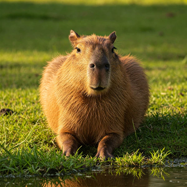 Capybara in Nature