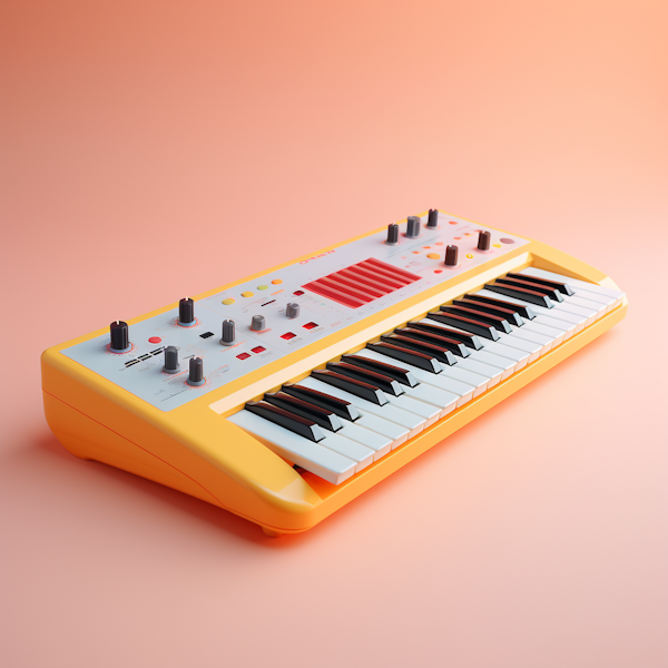 Vibrant Compact Electronic Keyboard