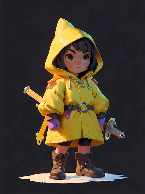 Stylized 3D Adventurer