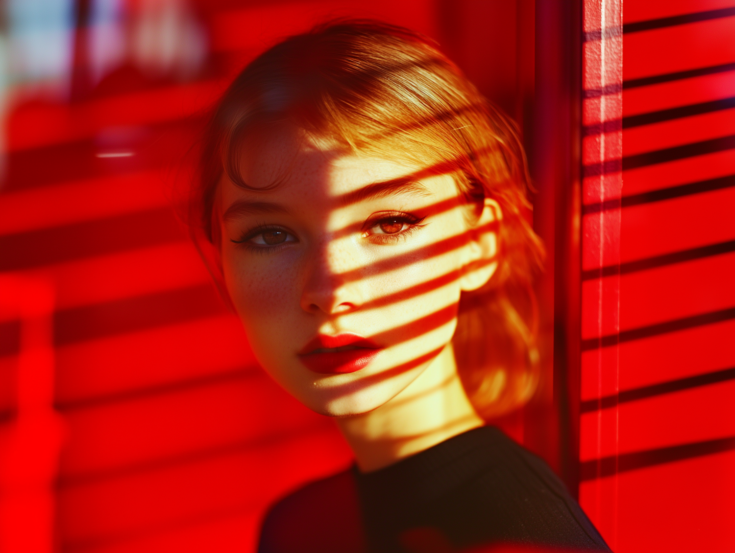 Red-Haired Woman Portrait