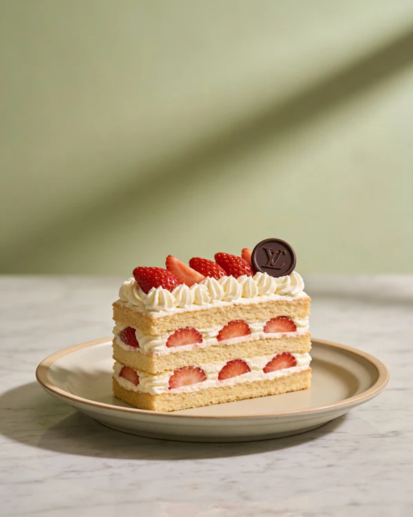 Strawberry Shortcake Slice