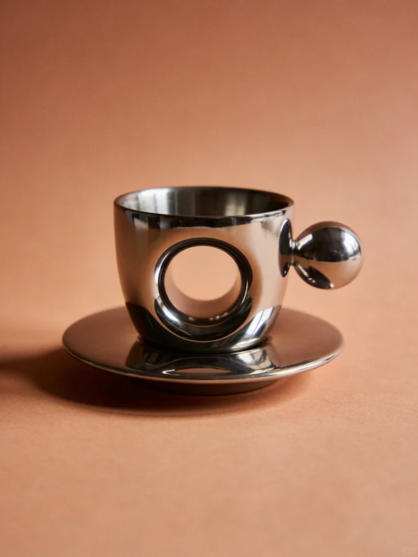 Modern Metallic Cup
