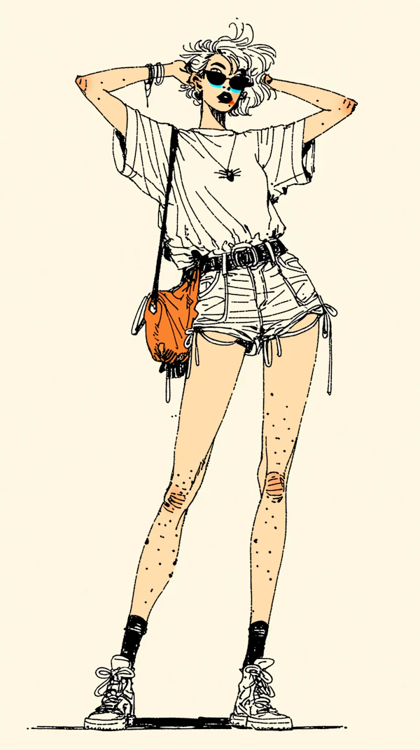 Trendy Fashion Pose