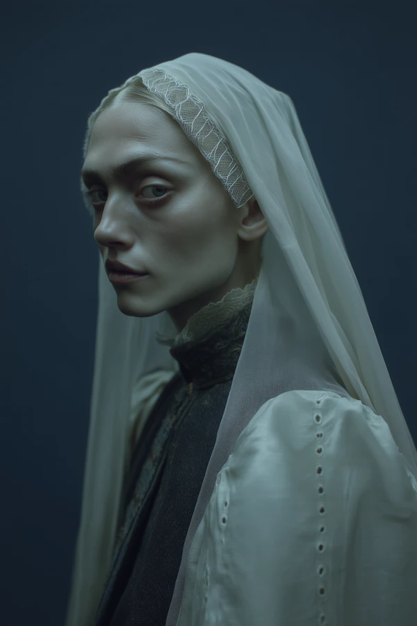 Historic Veiled Portrait