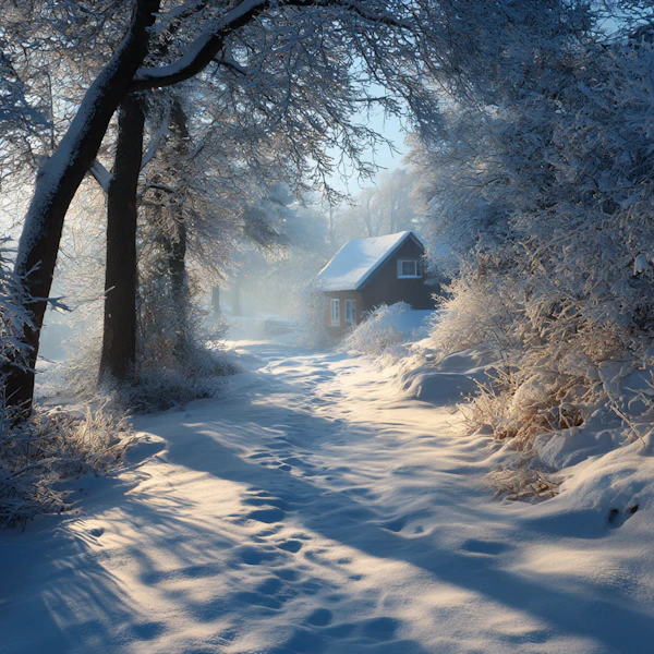 Winter Path to Home