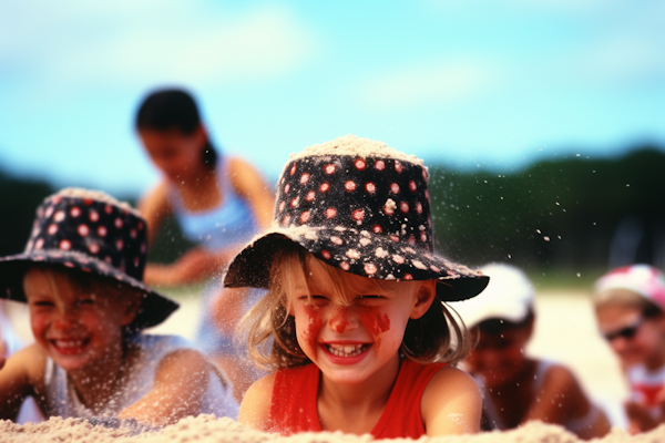 Sandy Smiles at Summer Playtime