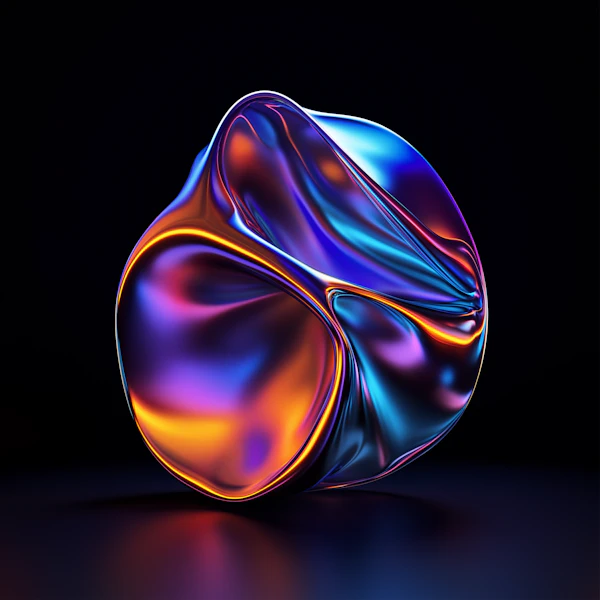 Abstract Metallic Sphere