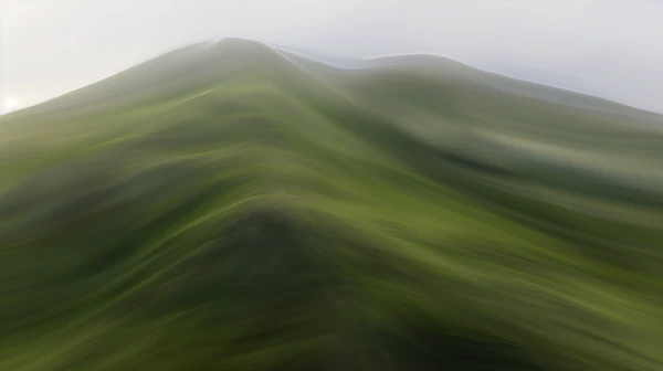 Abstract Green Hill