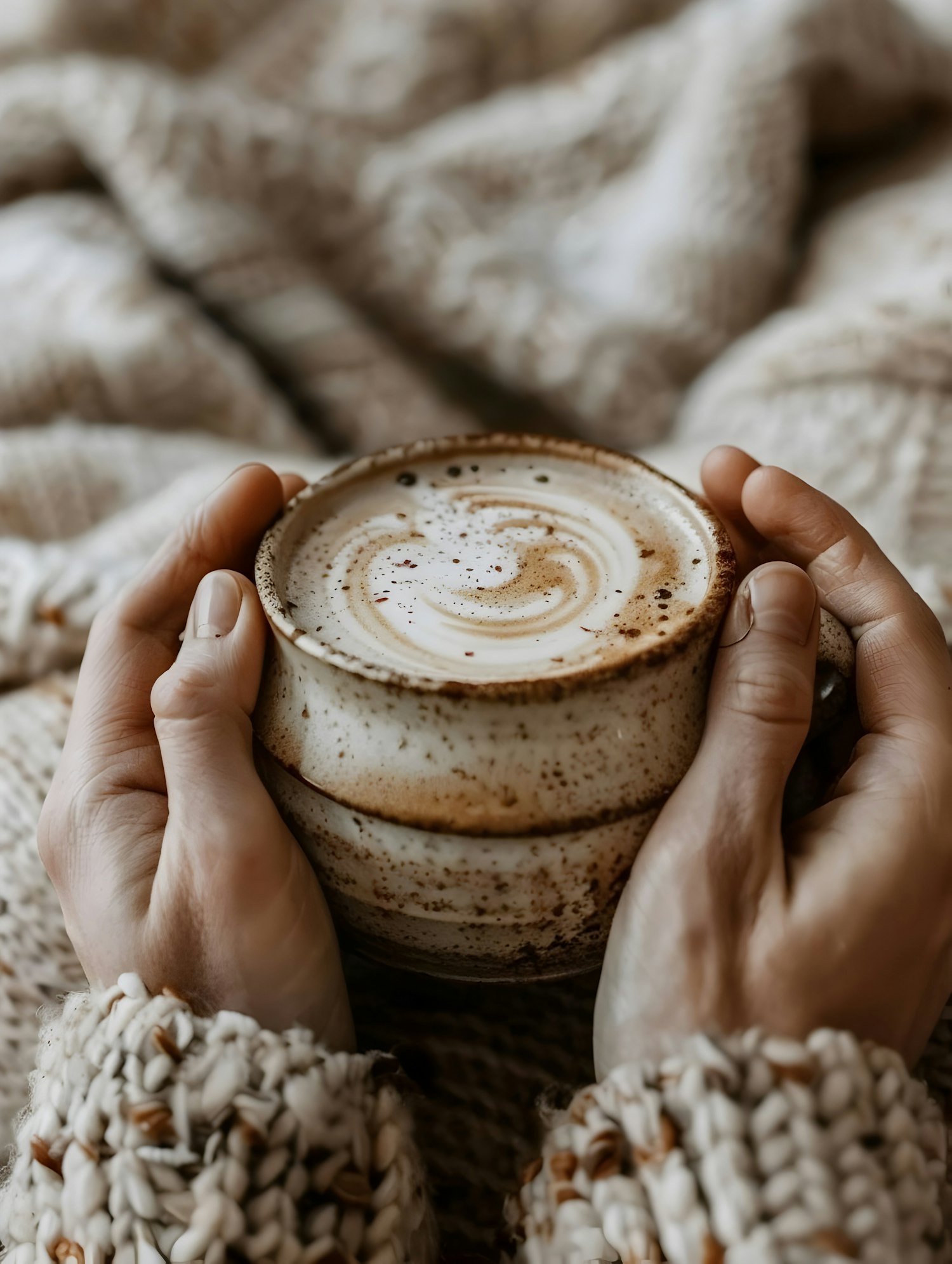 Cozy Latte Moment