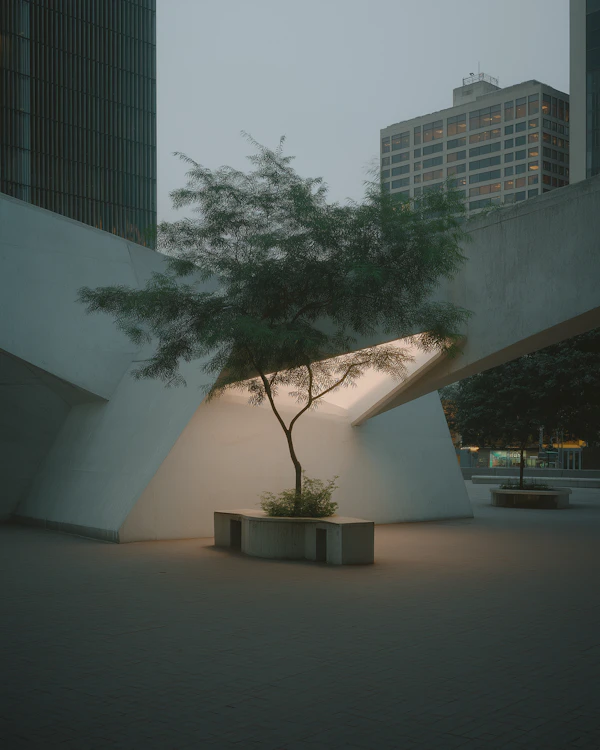 Urban Serenity Scene