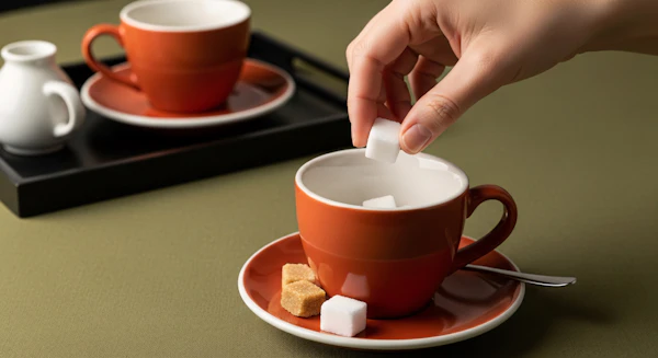Sugar Cube in Red Cup