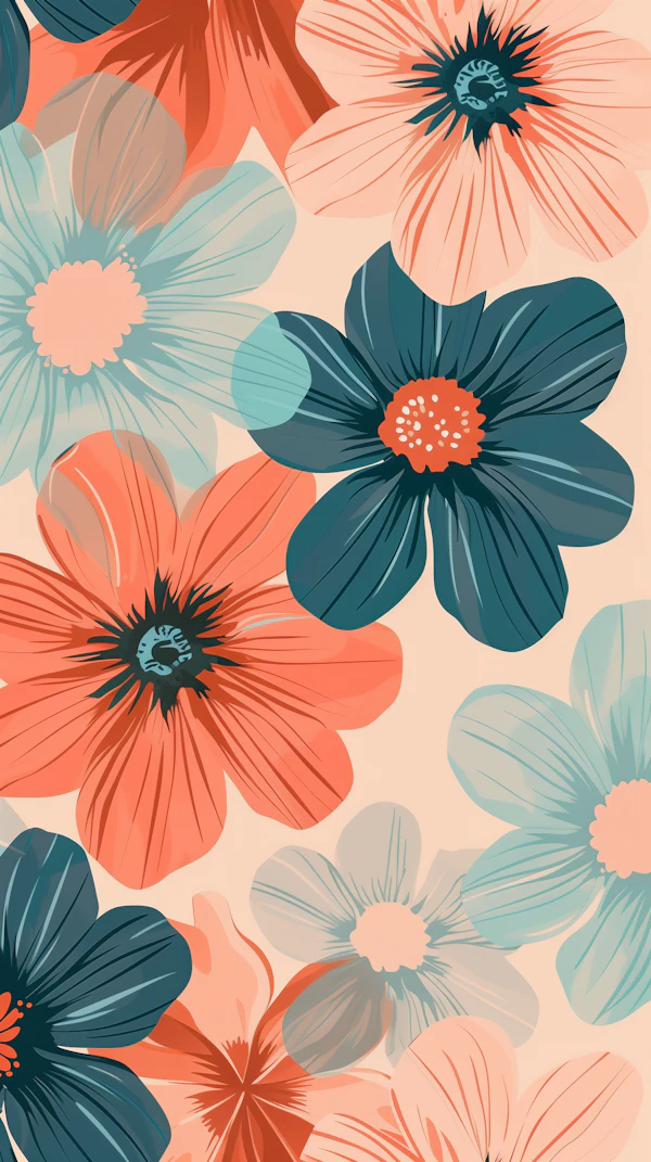 Vibrant Floral Art