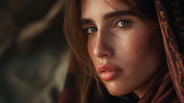 Pensive Woman in Natural Light