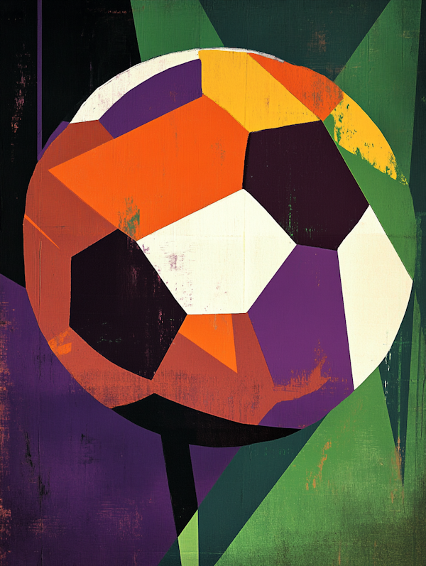 Abstract Soccer Ball