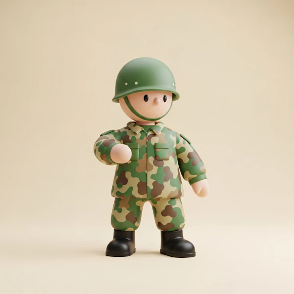 Toy Soldier Render