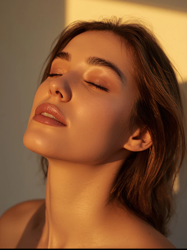 Serene Sunlit Portrait