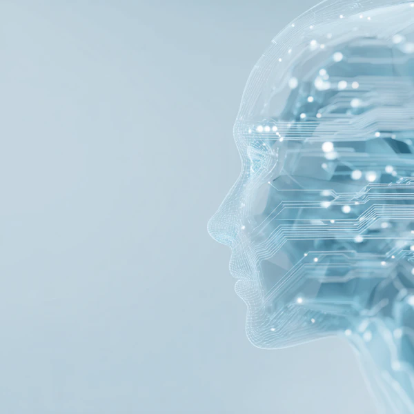 AI Head Illustration