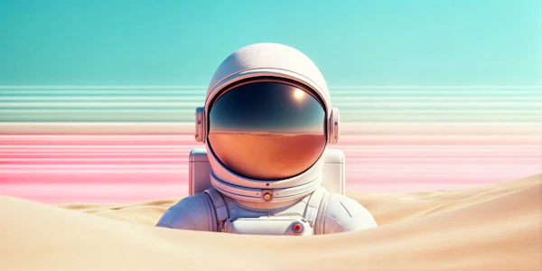 Astronaut in Sand