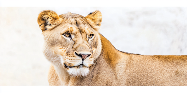 Majestic Lioness Close-Up