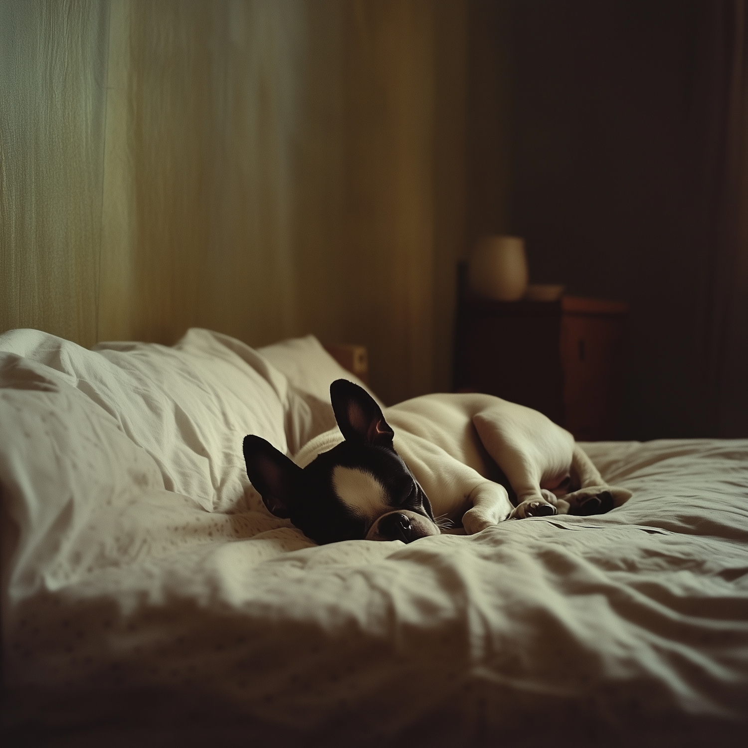 Peaceful French Bulldog Resting